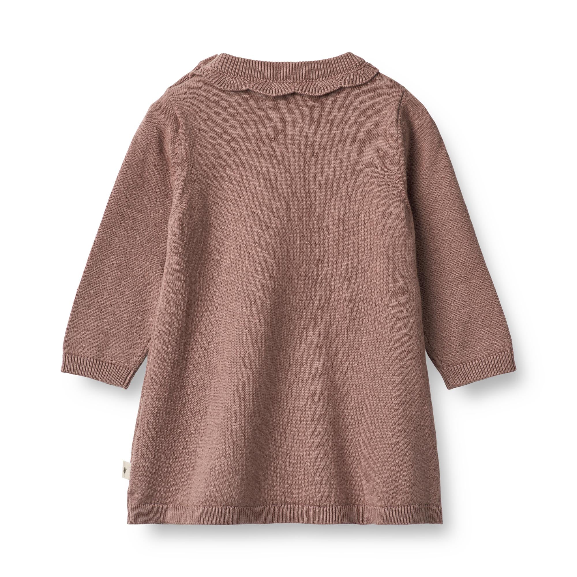 Wheat Knit Dress Nannie lavender rose