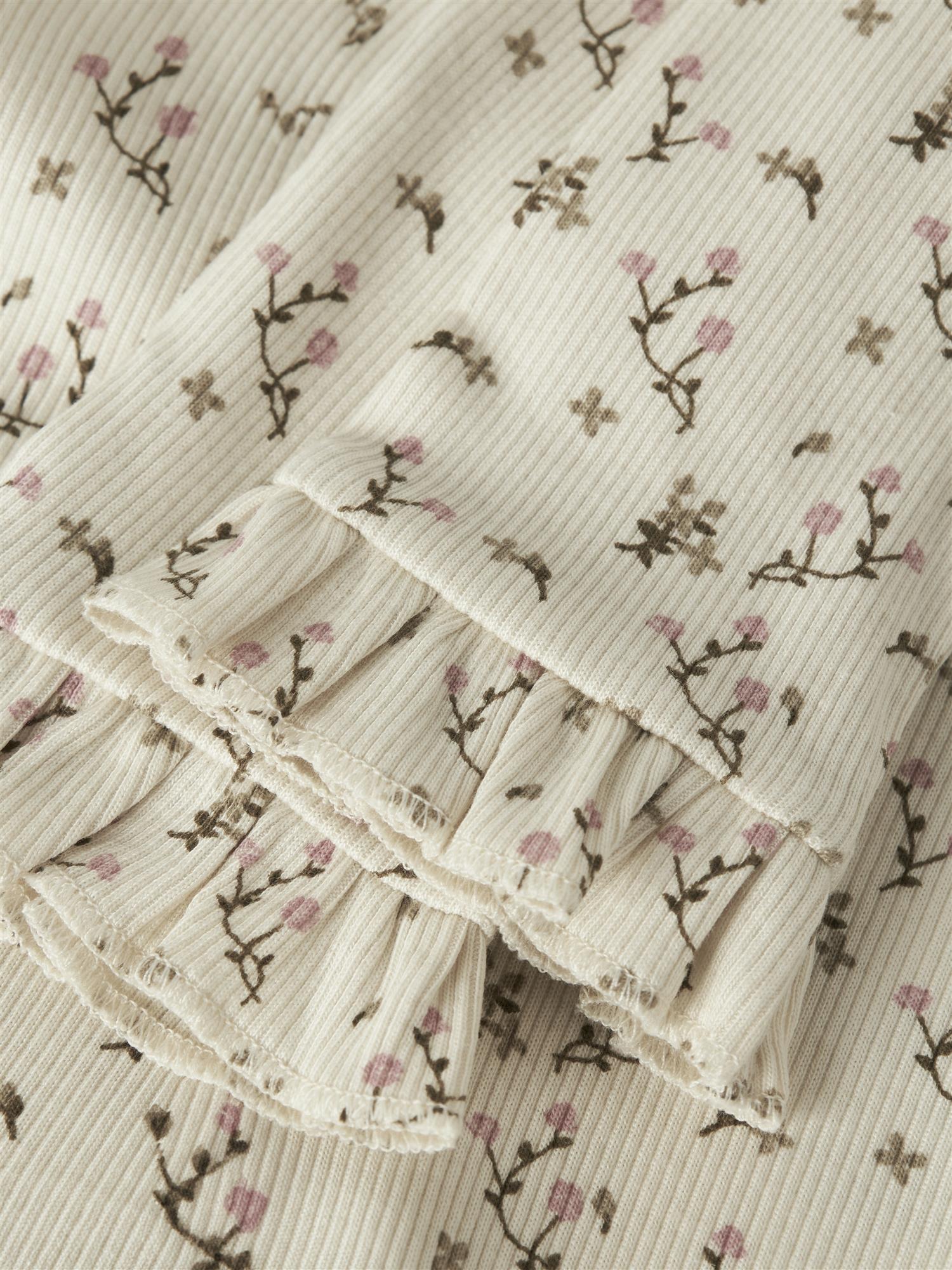 Lil Atelier lago mer slim leggings rose flower