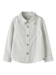 JESPER LS SHIRT Gray Dawn