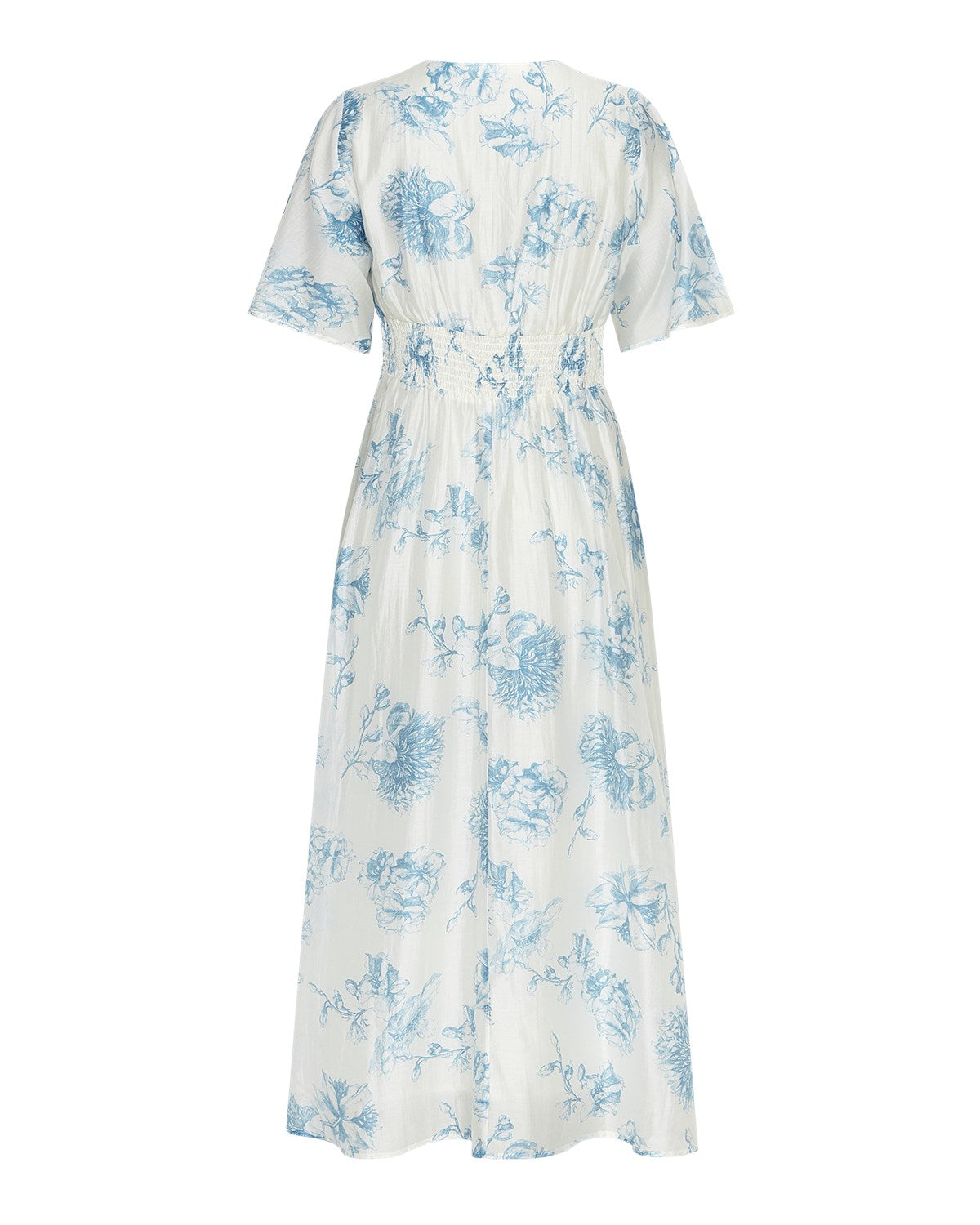 Msch Evangelia 2/4 Dress Blue Flower