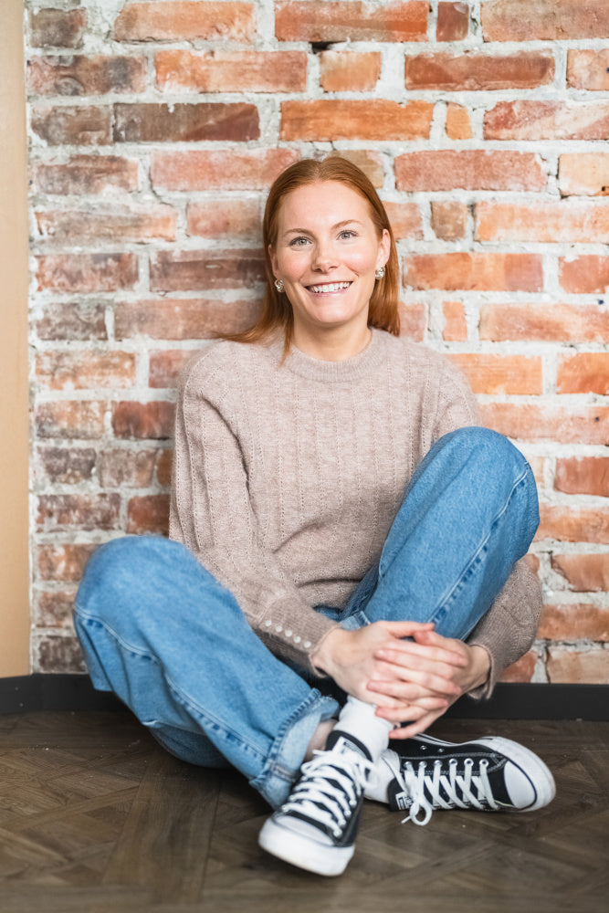 Raus Mira Amalie Pullover Mocha merin Mel
