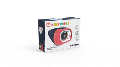 Kidywolf Kidycam Barnekamera Vanntett Pink