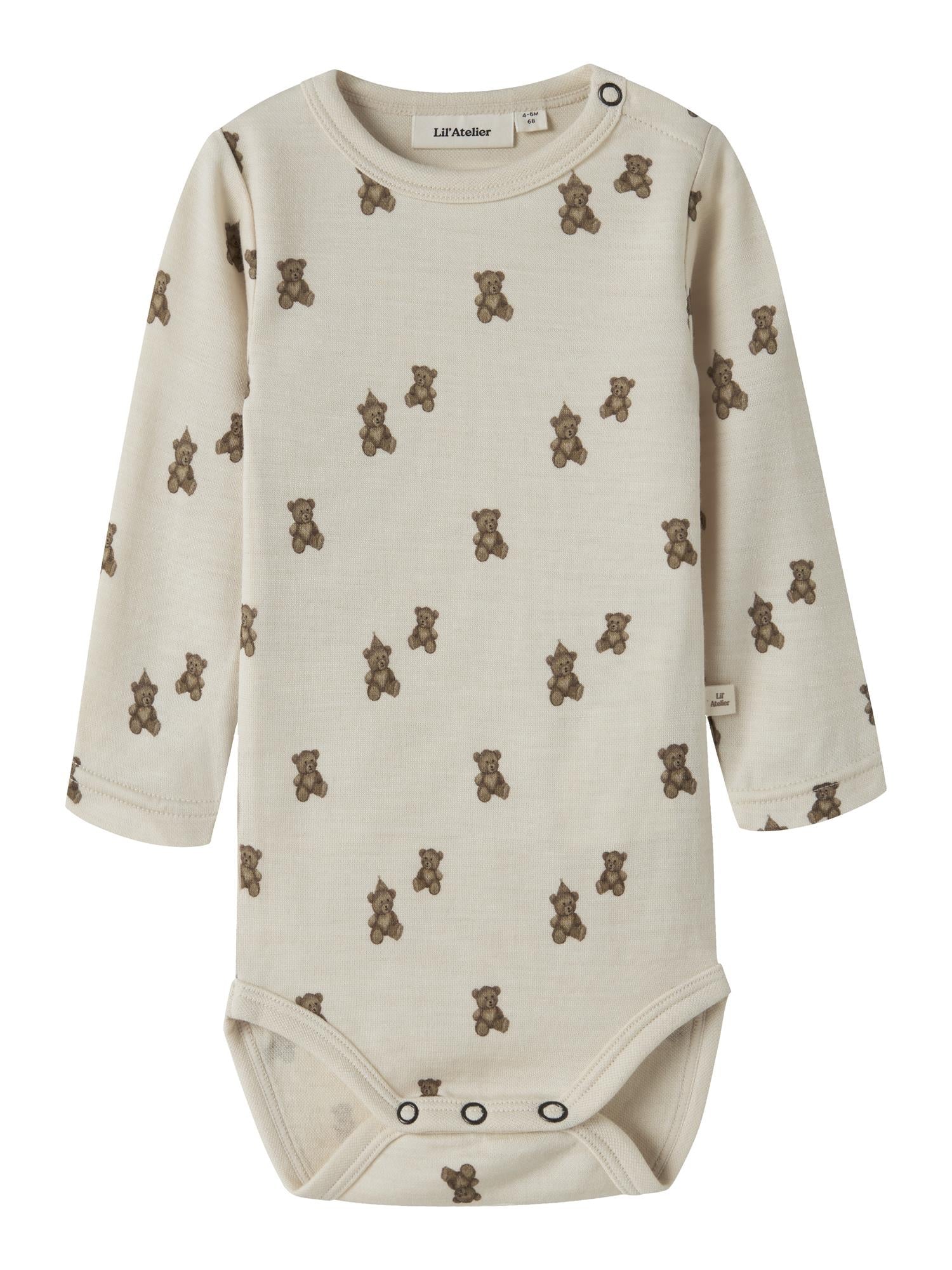 Lil Atelier NILO NUN WO/MO LS SLIM BODY Teddy