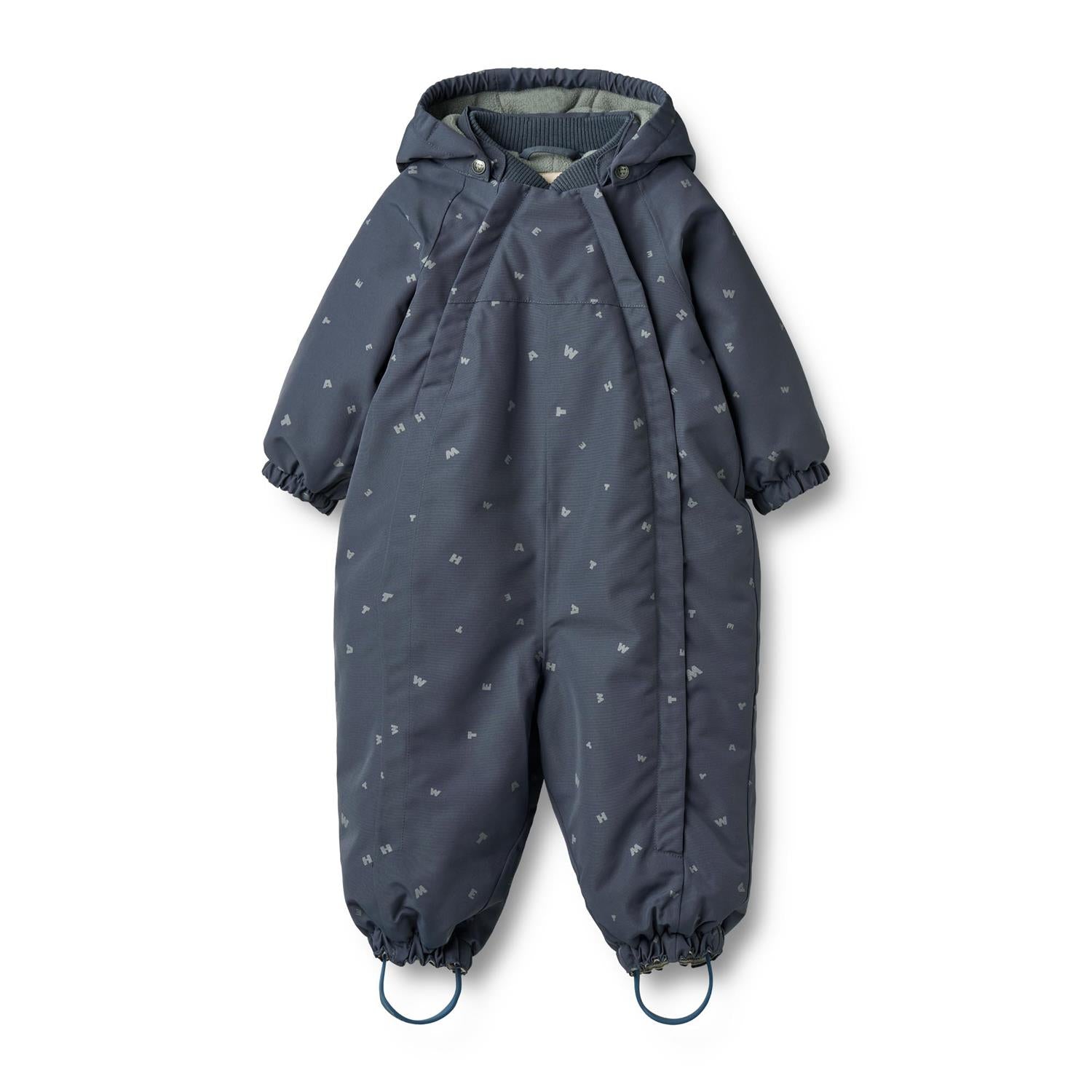 Wheat Snowsuit Adi greyblue letters