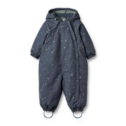 Wheat Snowsuit Adi greyblue letters