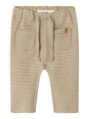 Lil Atelier OHIO pant Stripe Sepia tint