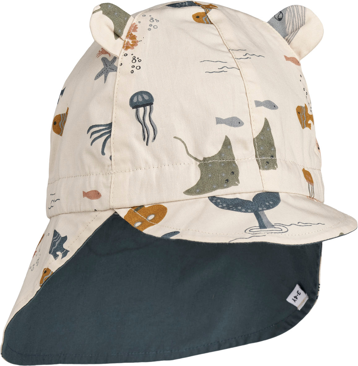 Liewood Gorm Reversible Sea creature/sandy mix