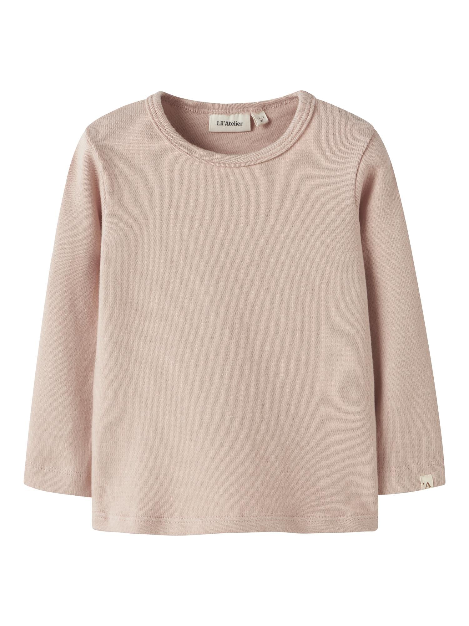Lil Atelier Thora HIR LS SLIM TOP Cameo Rose