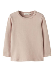 Lil Atelier Thora HIR LS SLIM TOP Cameo Rose