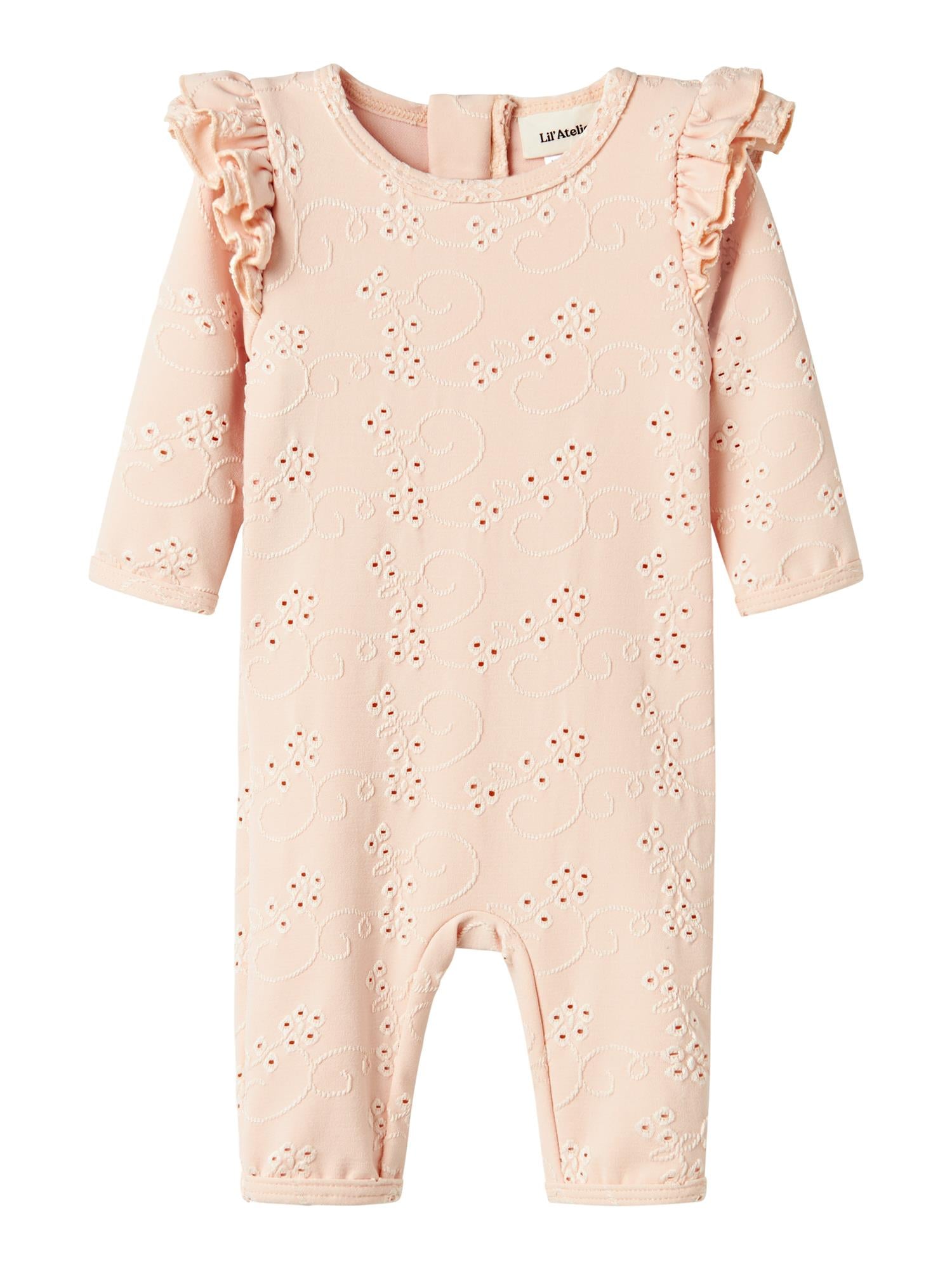 Lil Atelier Felice Uv Long Swimsuit Peach Whip