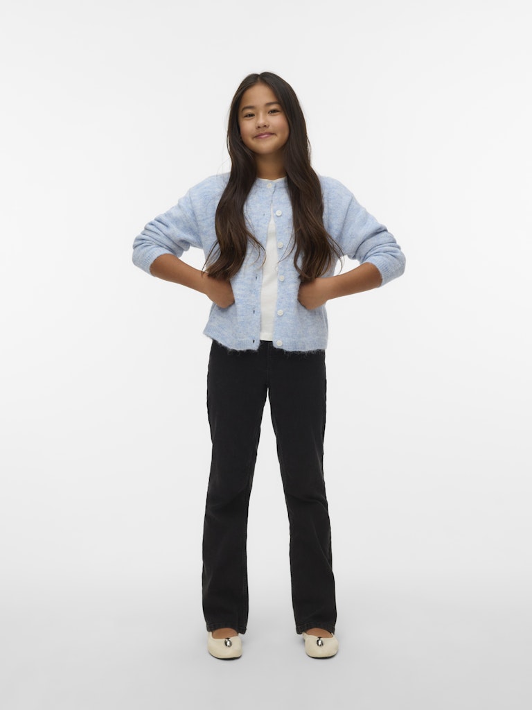 Vero Moda Girl HOPE LS O-NECK BUTTON CARDIGAN GIRL