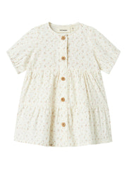 Lil Atelier Hailey Loose Body Dress Coconut Milk