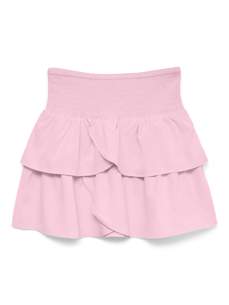 Vero Moda Girl EMMA SMOCK LAYER SKIRT WVN GIRL NOOS PINK