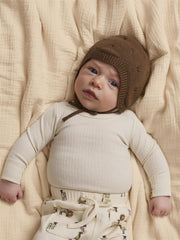 Lil Atelier Gabo Bib Ls Slim Body Turtledove