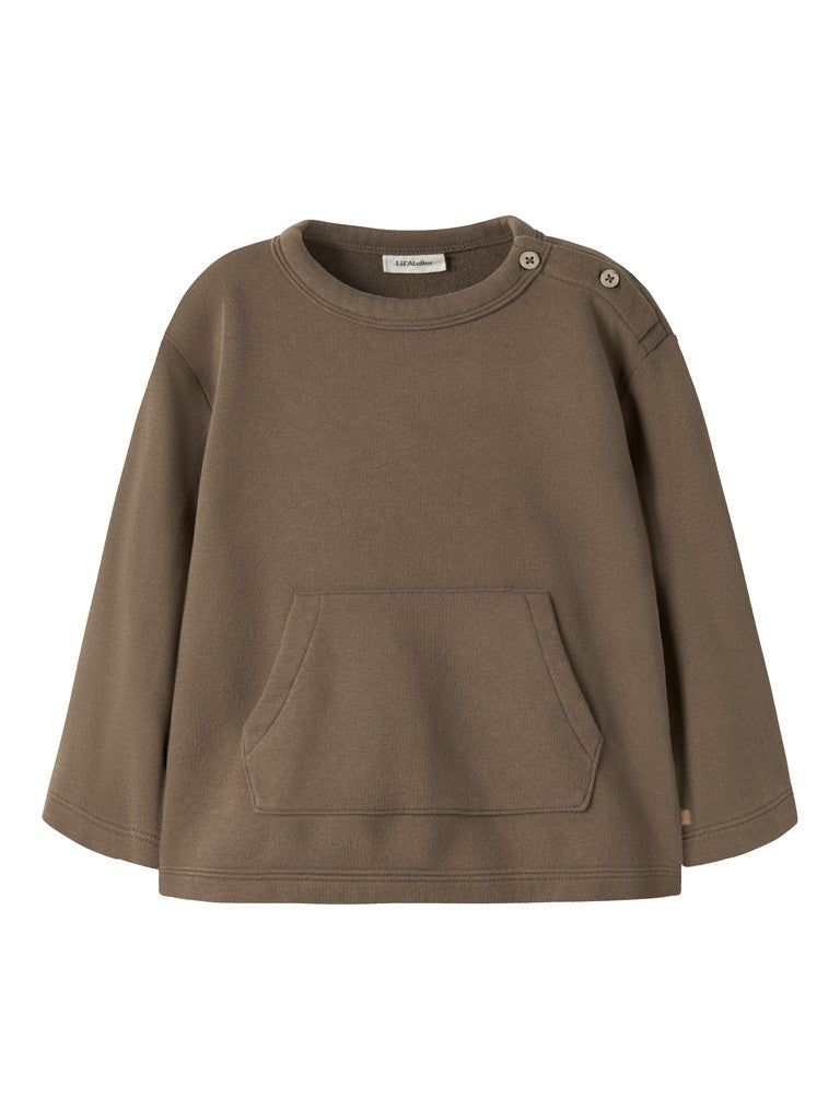 Lil Atelier LONDON REA LS LOOSE SWEAT BRU