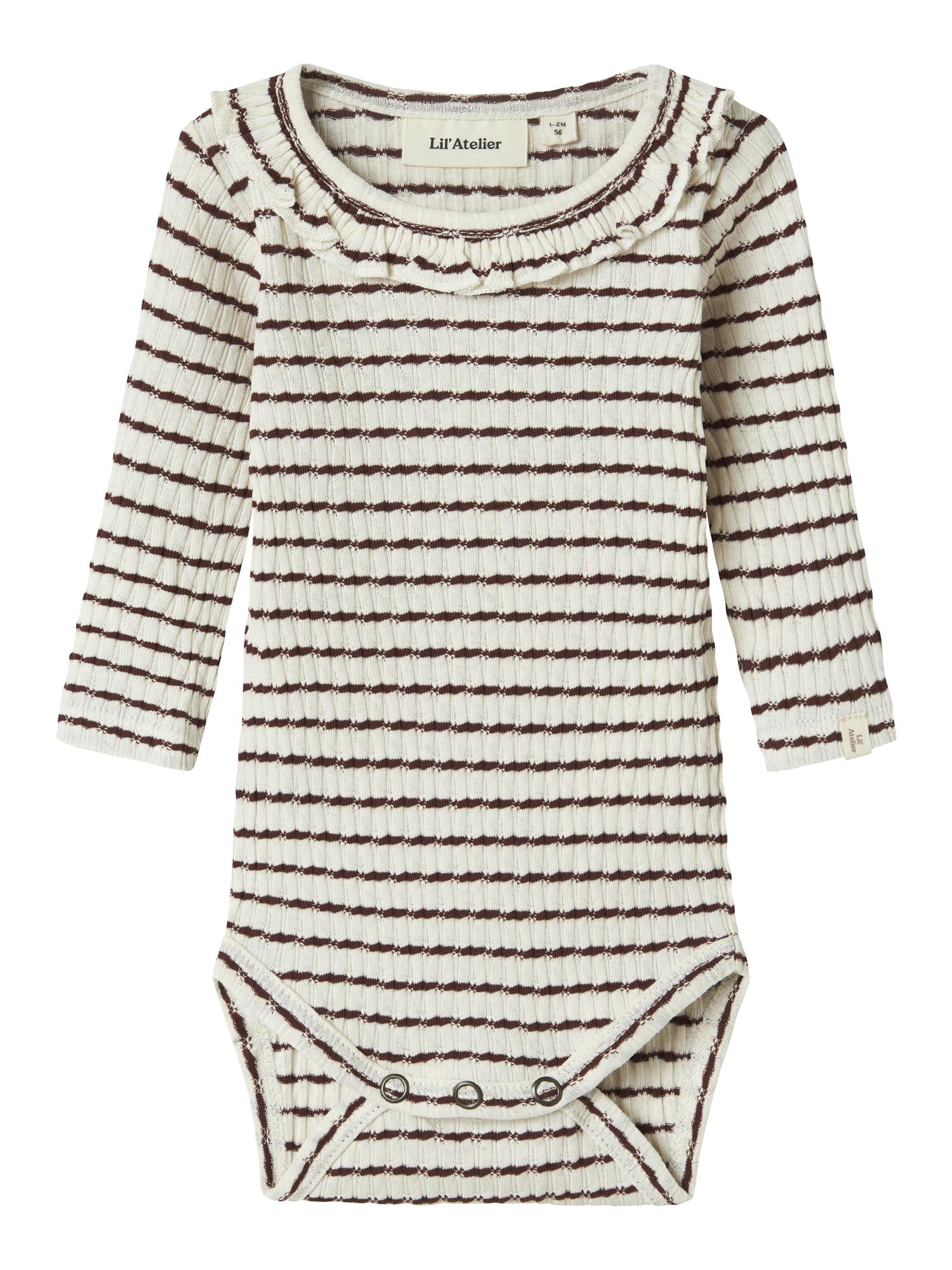 Lil Atelier SOPHIA LS SLIM BODY hot Chocolate