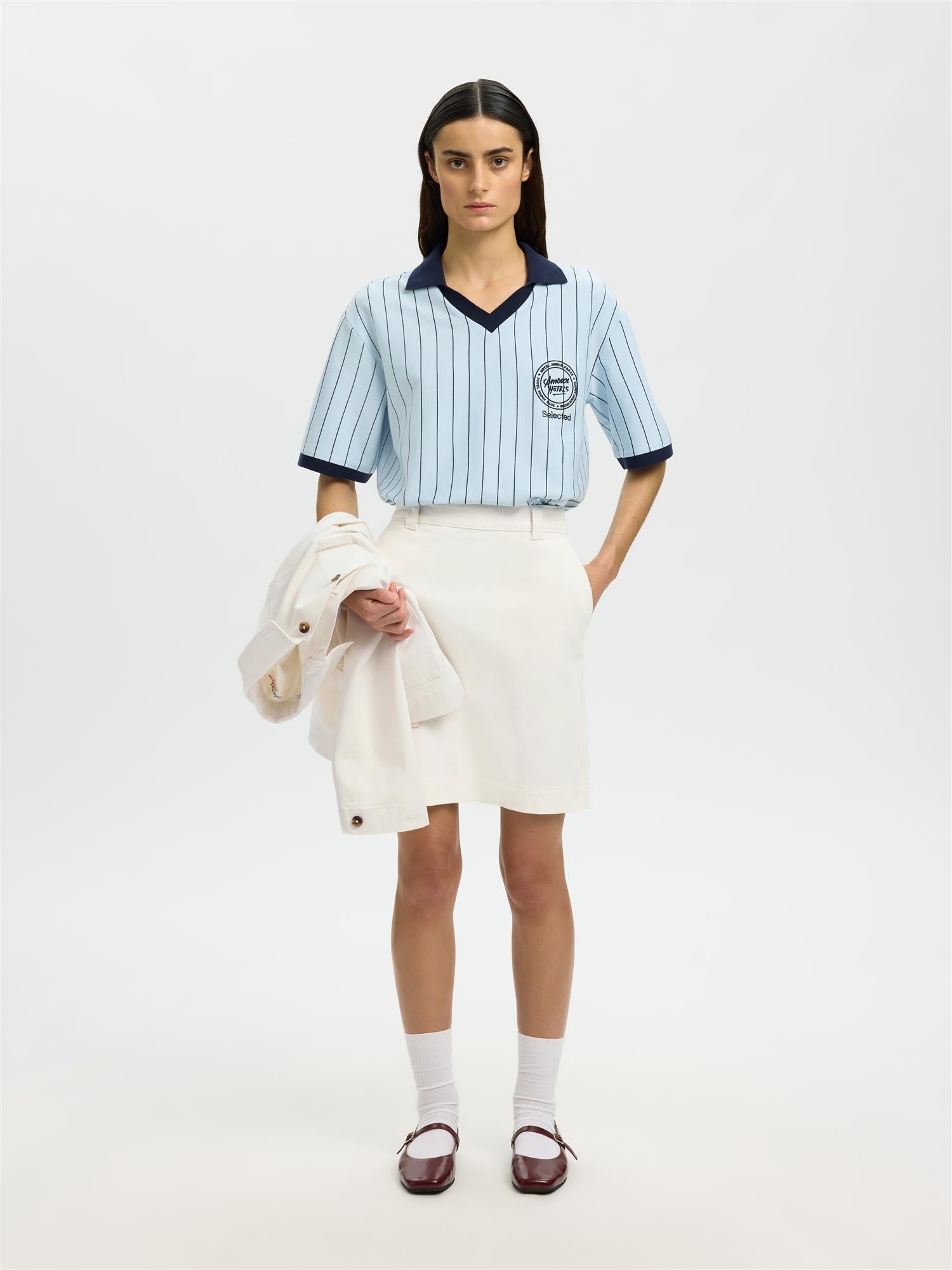 HOTEL AMOUR MW MIDI SKIRT