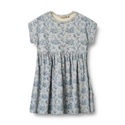 Wheat Jersey Dress S/S Emilie blue summer flowers
