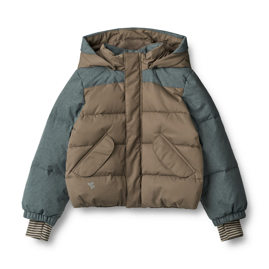 Wheat Puffer Jacket Anton dry wood