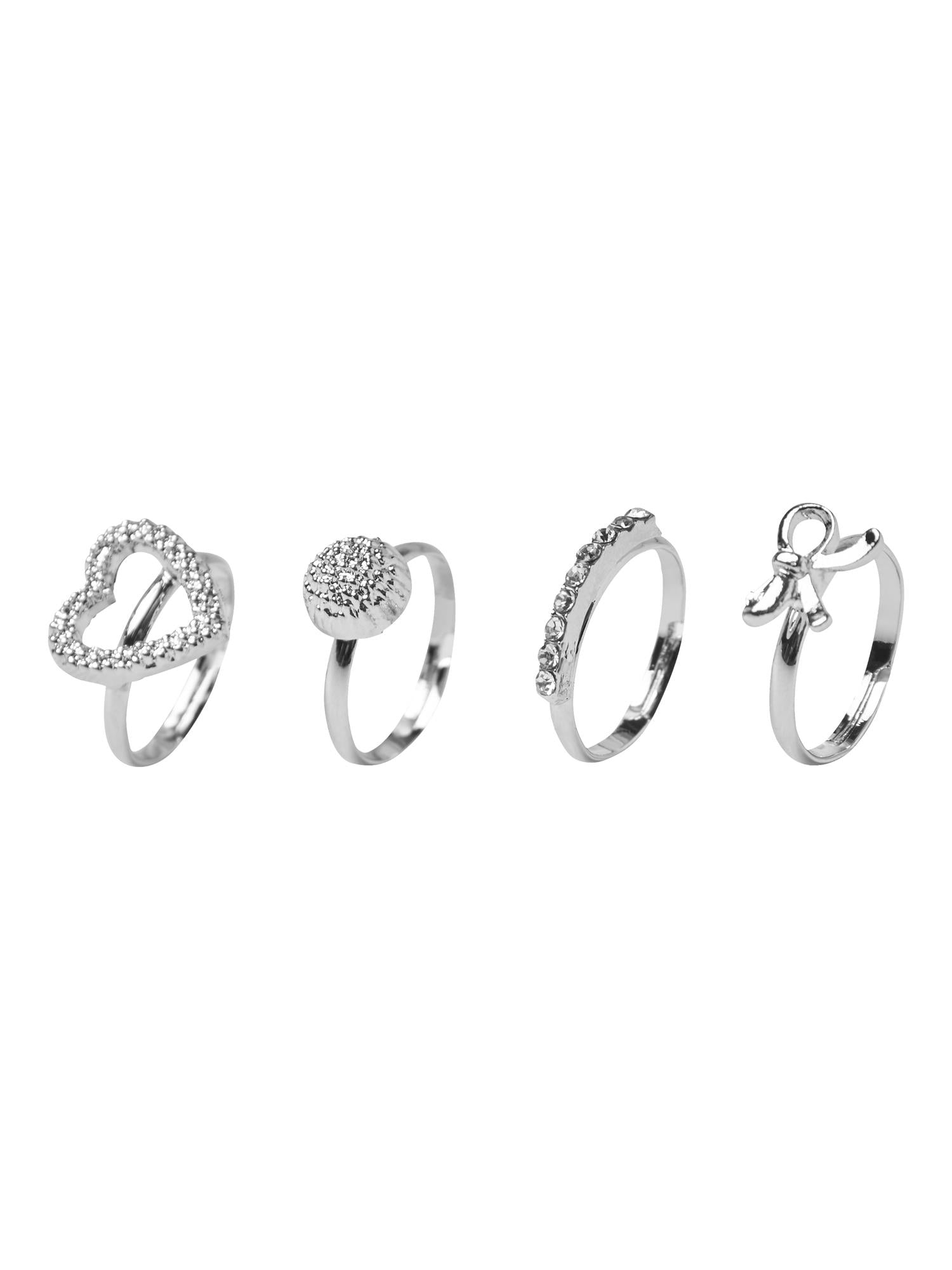 Name it Kida RIng 4pk Silver