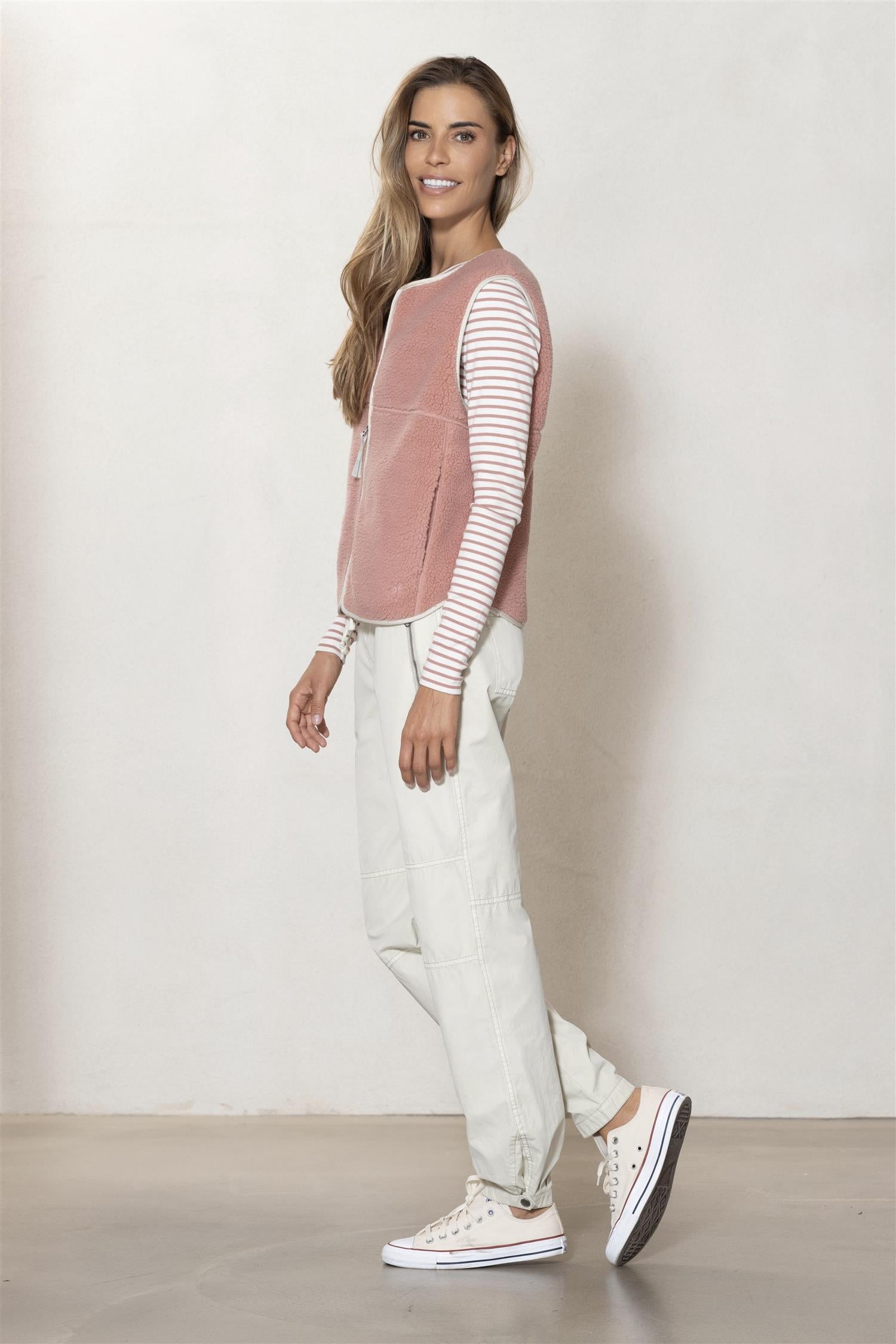 Blue Sportswear Dagmar teddyfleece West Deep Rose