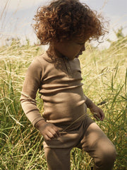 Lil Atelier NOEL NEB WOOL SLIM LEGGING TIGERS EYE