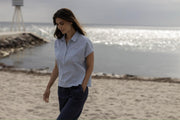 Lisbeth short linen Shirt Heaven Melange