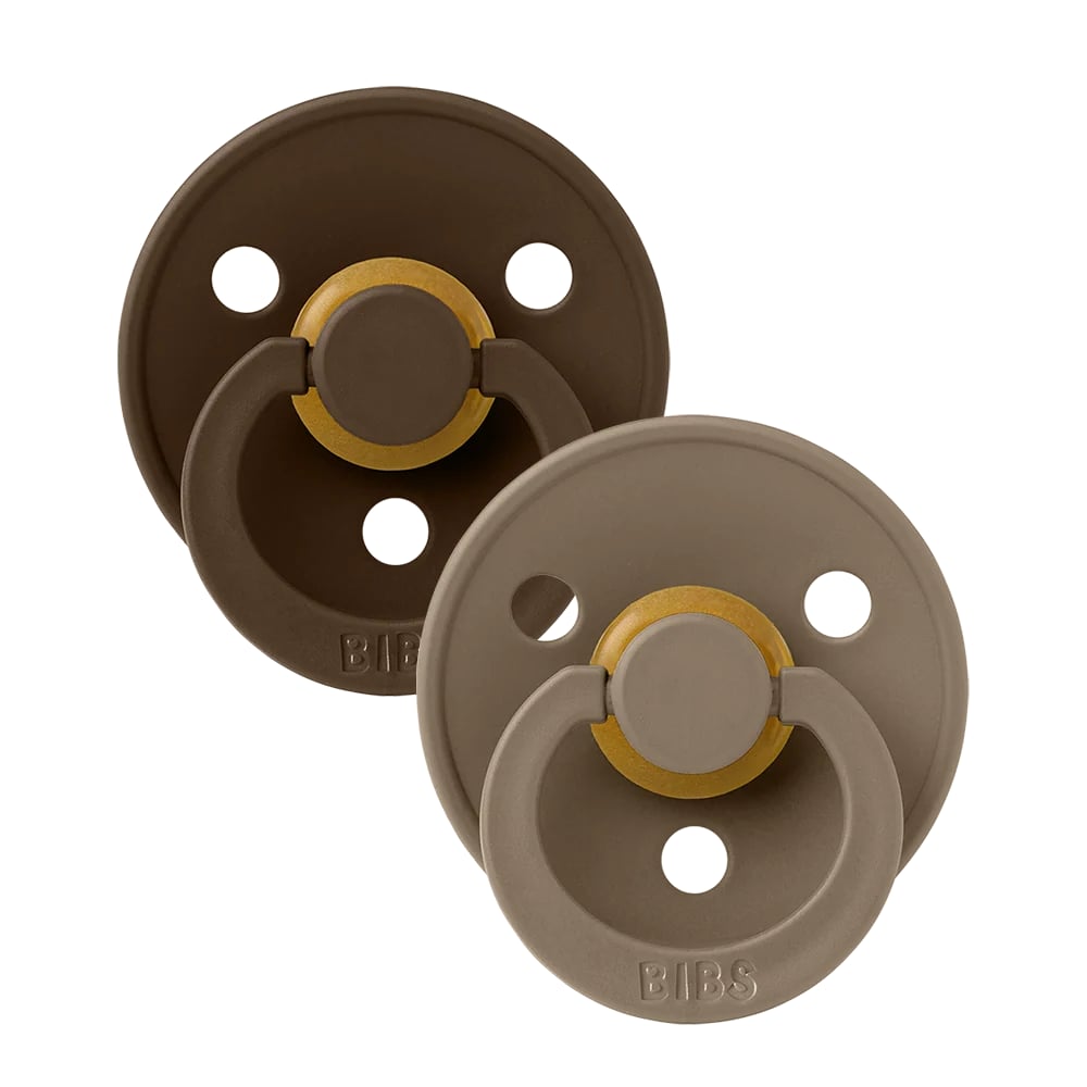 Bibs Round str 2 Natural Rubber Latex Mocha/Dark Oak