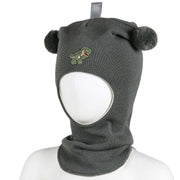 Balaclava Lue Ull Grønn Dinosaur