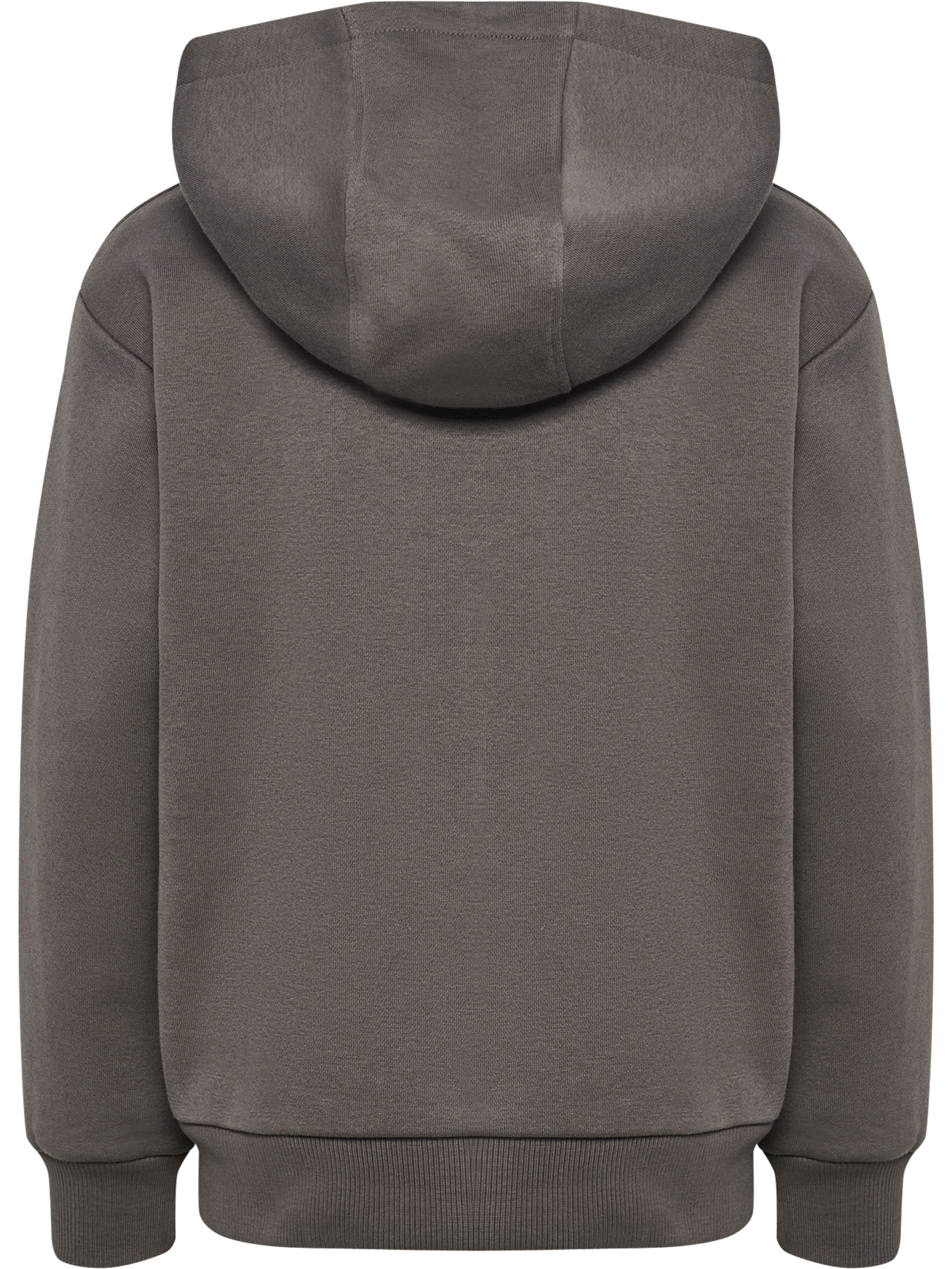 Hummel loose zip hoodie bee DARK GULL GRAY