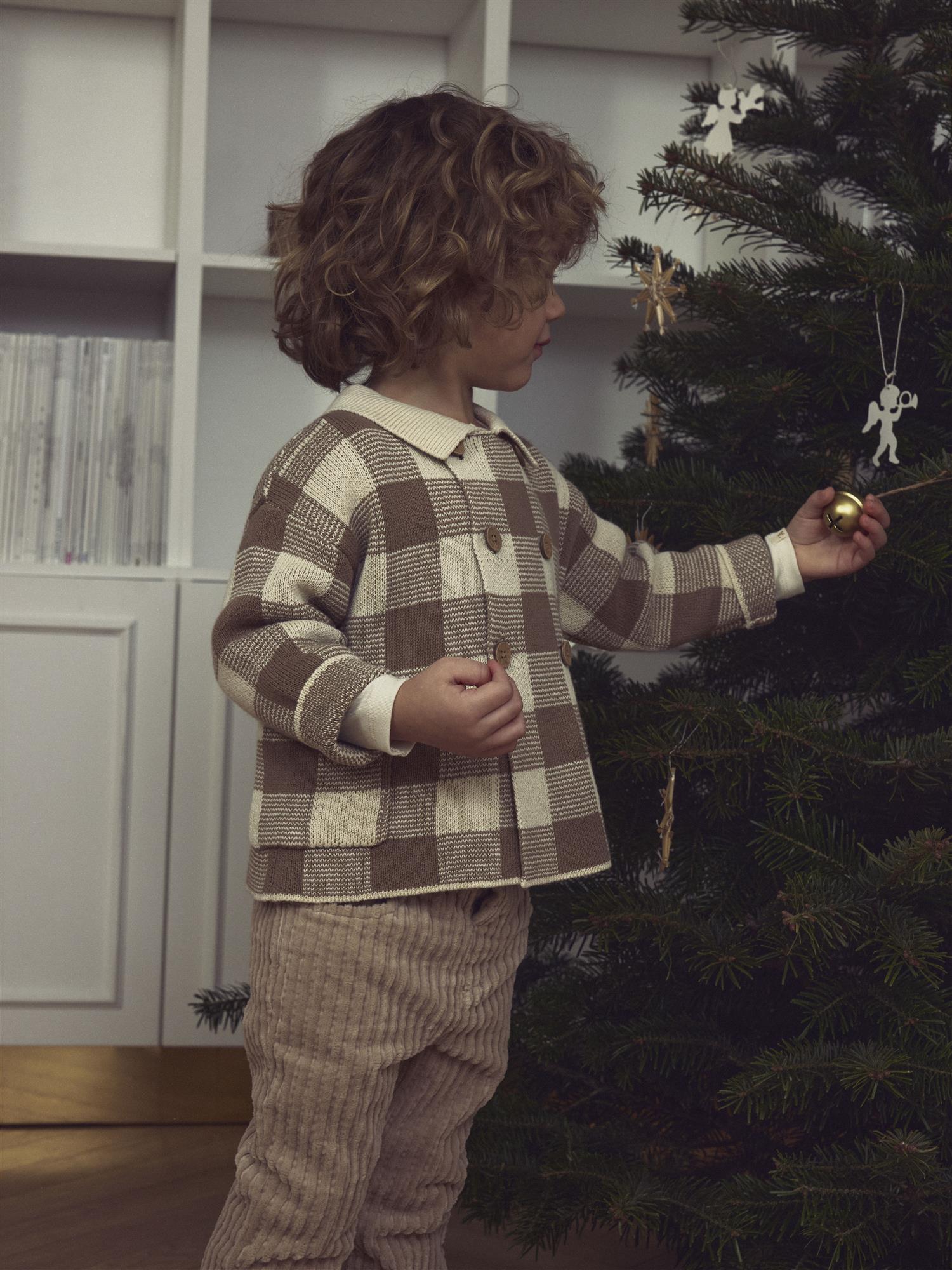 Lil Atelier Robo Loose KNIT CARDIGAN SEPIA TINT