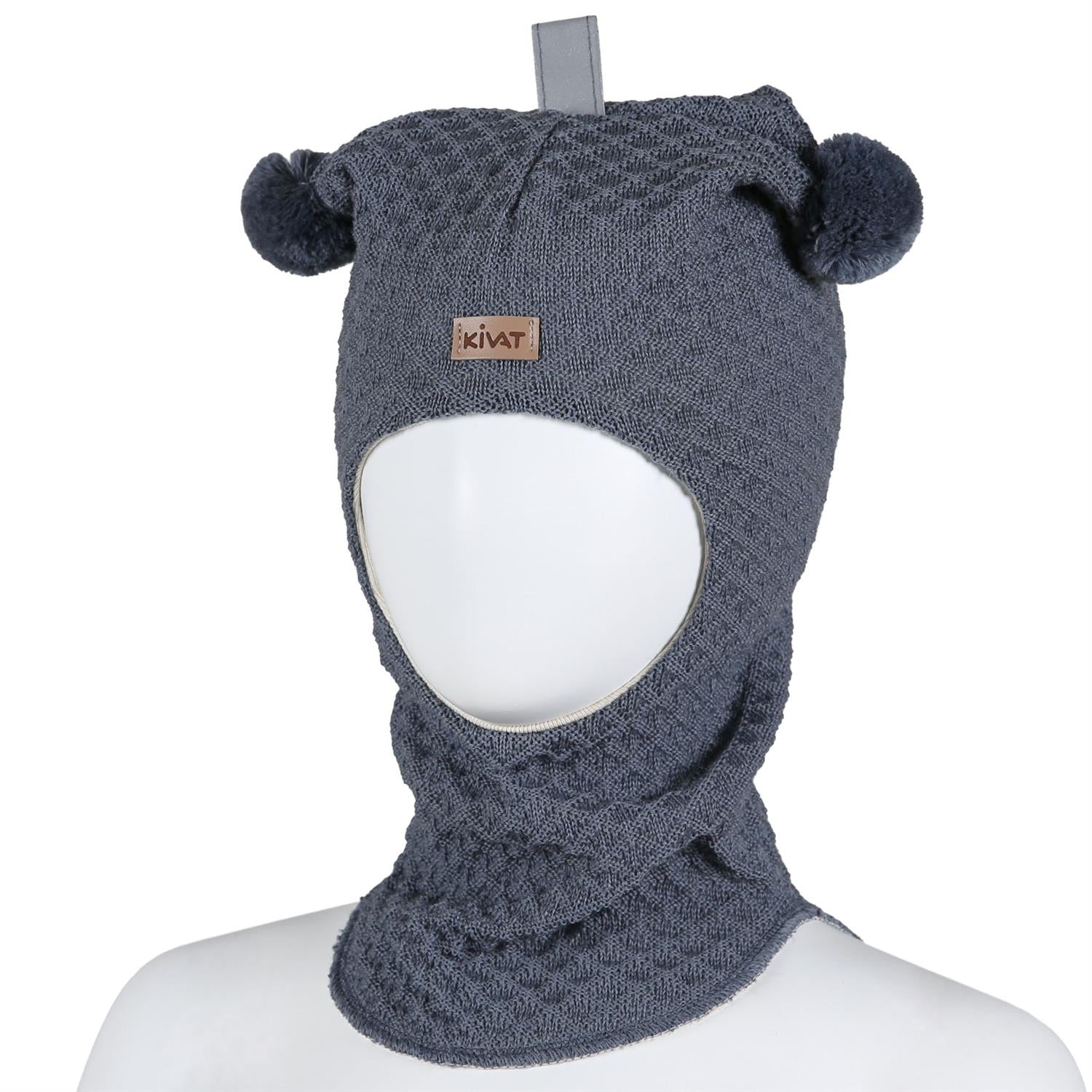 Kivat Balaclava Lue Ull Liten vaffel Dueblå