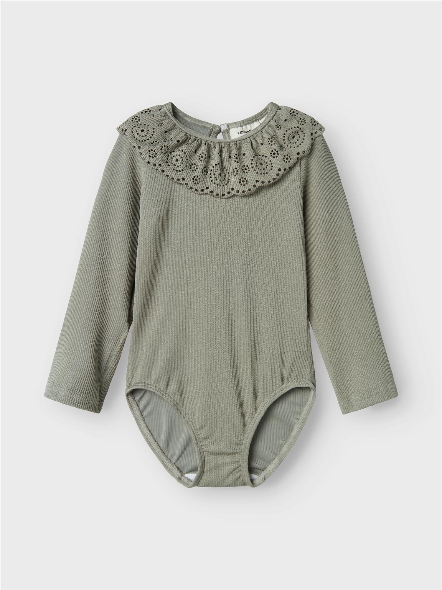 Lil Atelier Fola swimsuit Forest Fog