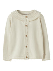 Lil Atelier HAO LS KNIT CARD Coconut Milk