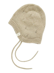 Lil Atelier Nalio Wool Knit hat Safari