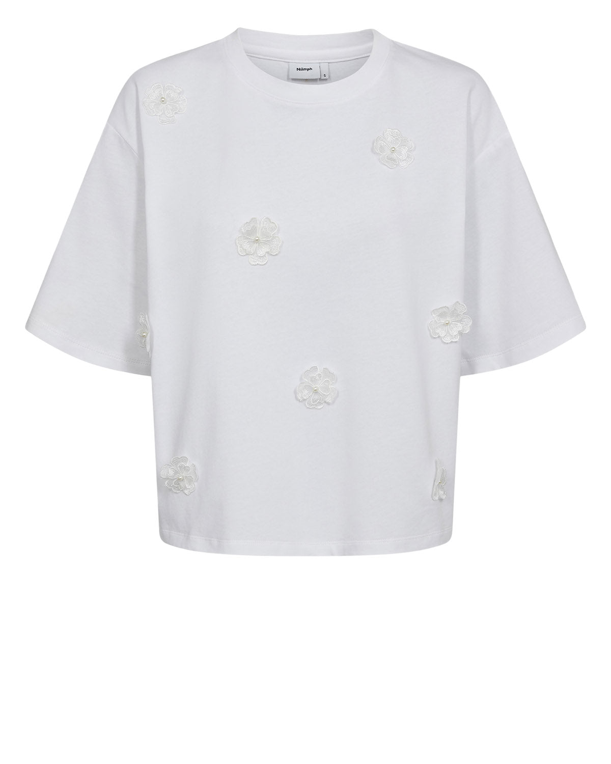 NUFLEURA LONG T-SHIRT White