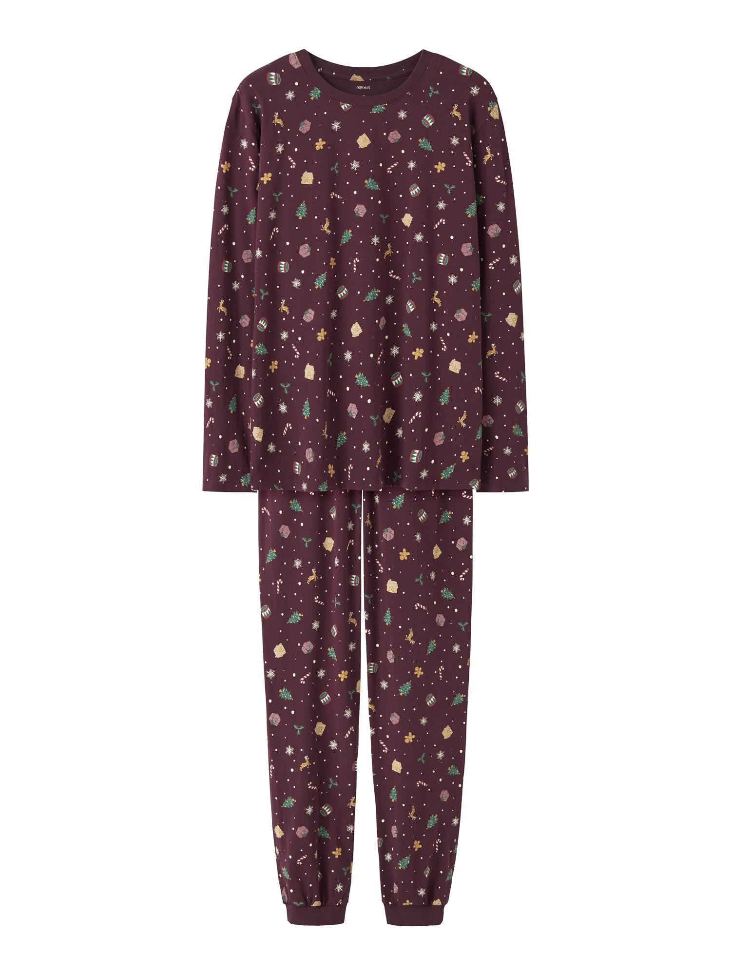 VISMAS LS NIGHTSET VOKSEN 2025 Burgundy