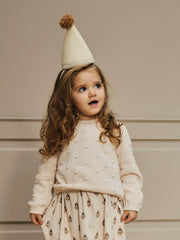 Lil Atelier GABLE LS LOOSE KNIT Pastel Parchment