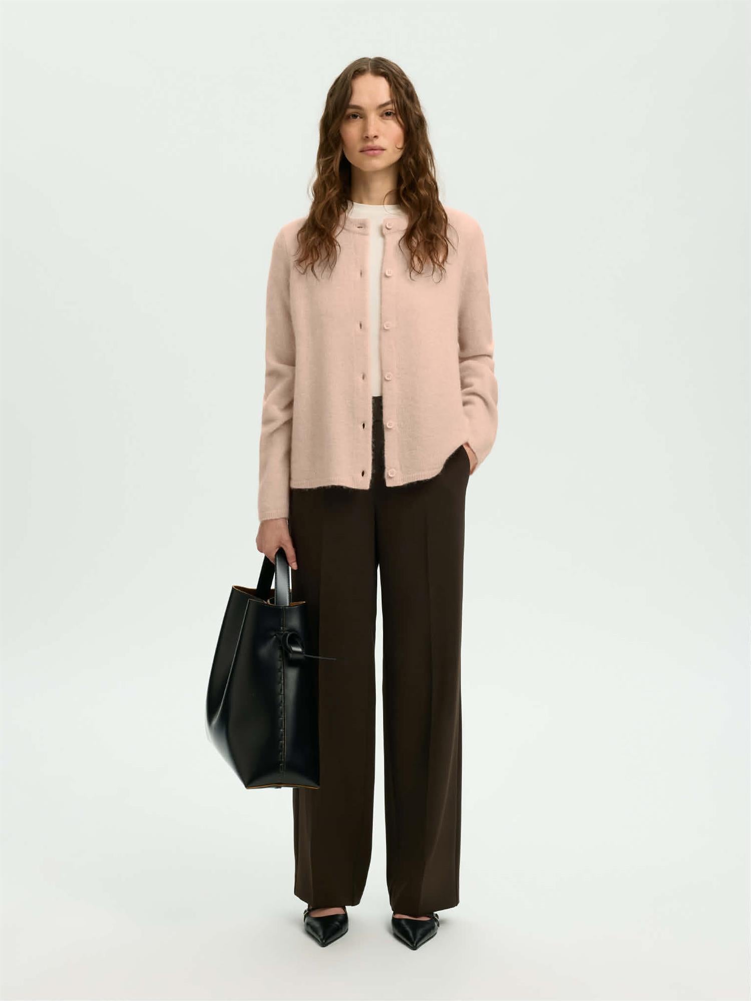 Selected LULU NEW LS KNIT Pale Dogwood