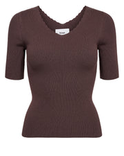 AYELET SS PULLOVER CROPPED Black Coffee