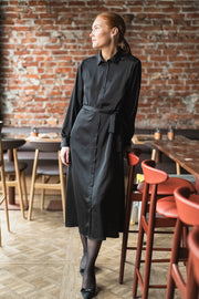 Raus Trine Shirt Dress Black
