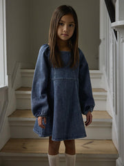 Lil Atelier Bello Dress Blue Denim