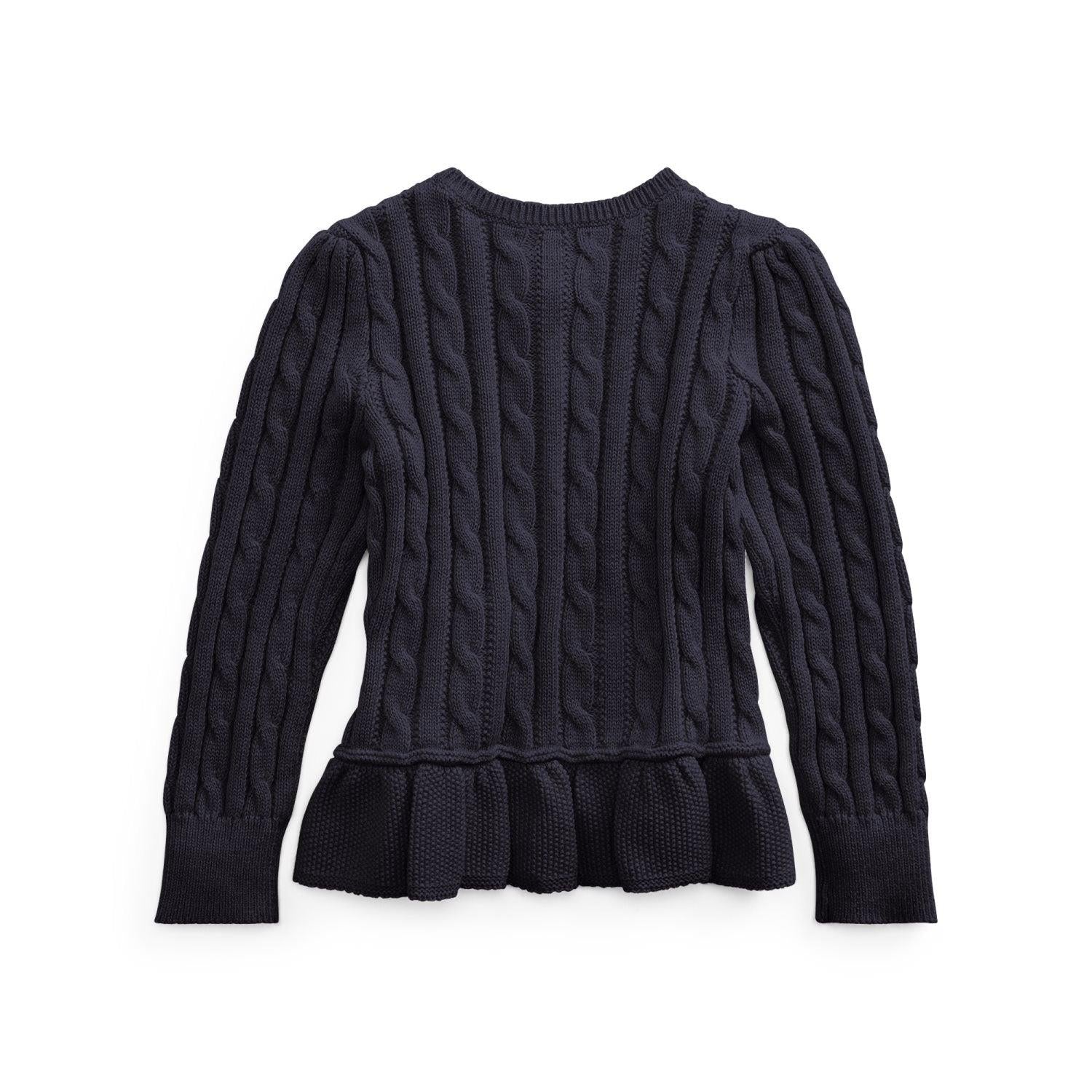 Ralph Lauren Strikket Cardigan Blå Jente