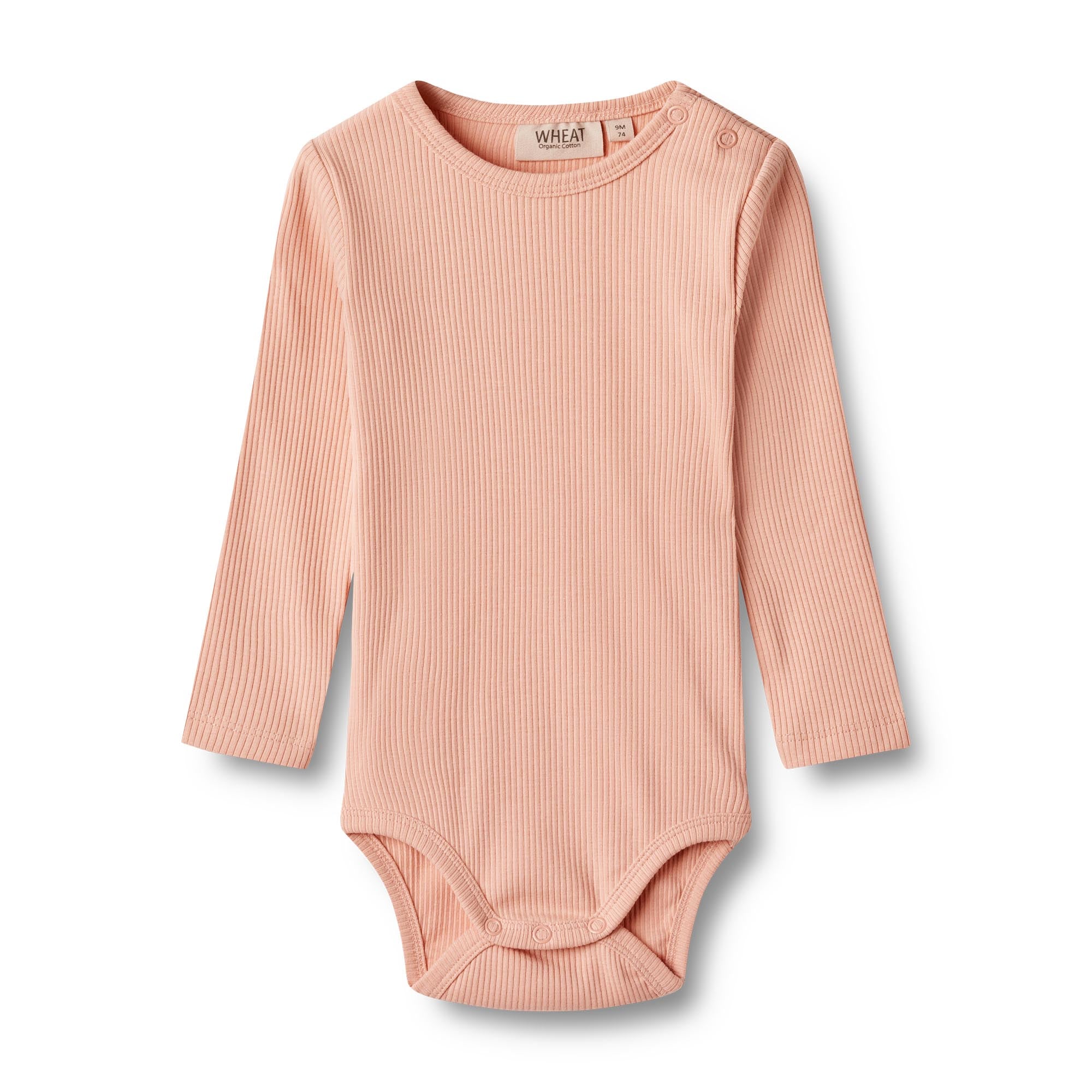 Wheat Rib Body L/S Spencer soft coral