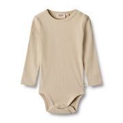 Wheat Rib Body L/S Spencer Feather gray