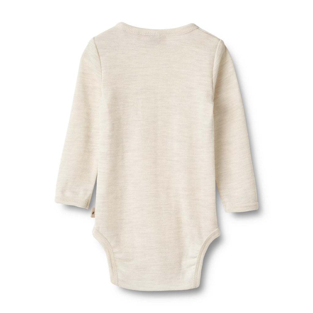 Wheat Wool Body L/S Lucca eggshell melange