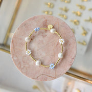 Eline Bang Nelly blomsterarmbånd Blå