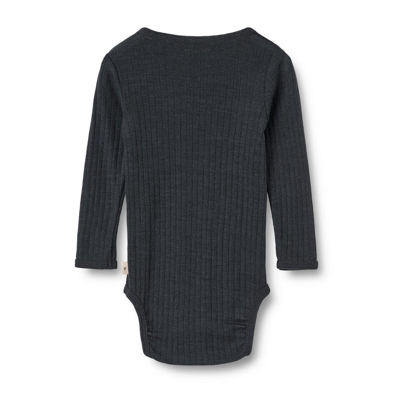 Wheat Wool Silk Body L/S Lucca navy