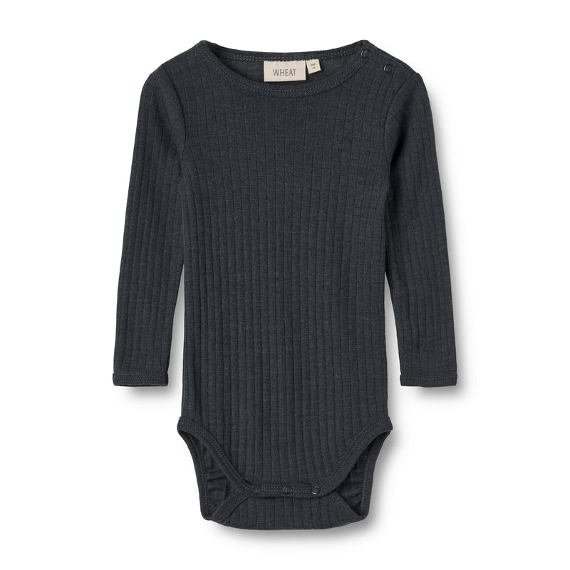 Wheat Wool Silk Body L/S Lucca navy