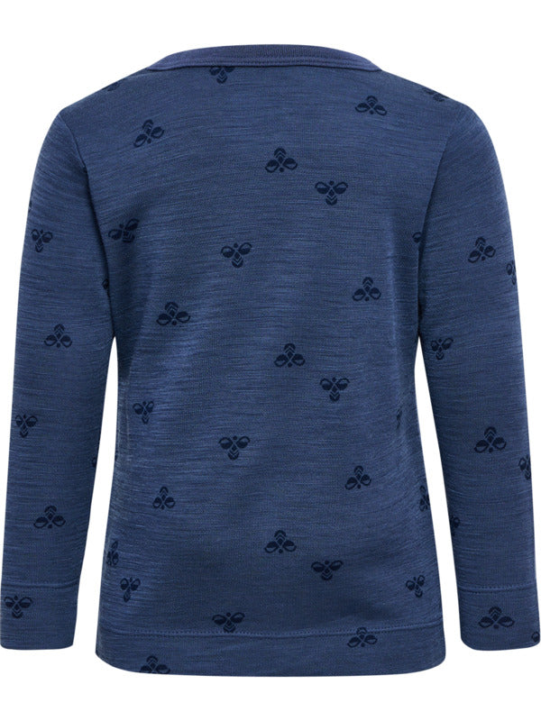 Hummel Wool Mini LS T-shirt Black Iris